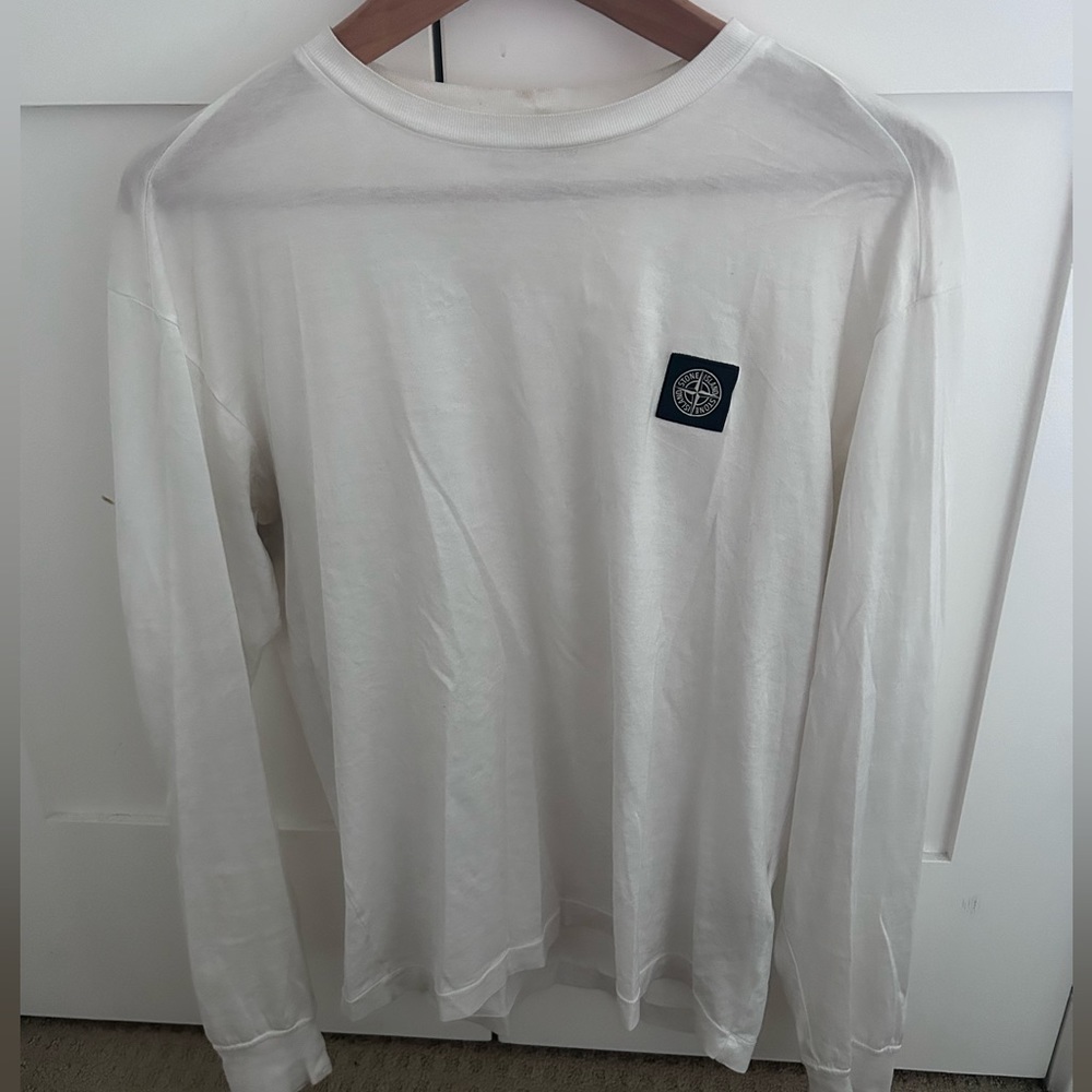 Stone Island white tee